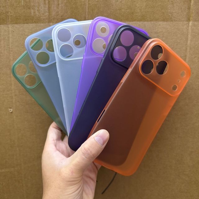 Ultra Thin Soft PP Semi Transparent Matte Cell Phone Back Hard Case for Apple iPhone 17 Air Pro Max Cover With Camera Protection