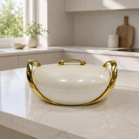 Ensemble de casseroles chauffe-plats en ABS et acier inoxydable, isolées, grande capacité, durables, portables, pour usage en cuisine et mariages