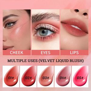Palette de fard à joues liquide végétalien OEM avec logo personnalisé pour le visage, fini naturel et waterproof, formule minérale, 7,5 g, taille standard - Product Image 2