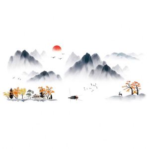 Venta al por mayor <span class=keywords><strong>3D</strong></span> PVC TV Fondo Decoración Pegatinas de <span class=keywords><strong>pared</strong></span> Paisaje Arte Pintura Murales Pegatinas <span class=keywords><strong>para</strong></span> la decoración de la sala de estar del hogar - Product Image 6