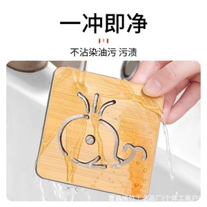 แผ่นรองจานไม้ลายการ์ตูนแมว ทนความร้อน สำหรับวางบนโต๊ะ ชาม จาน - Product Image 2
