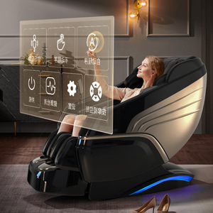 R33 Home Luxury Electric Massage Chair SL Guide Rail 4D Robotic Hand Full Body Massage - Product Image 1