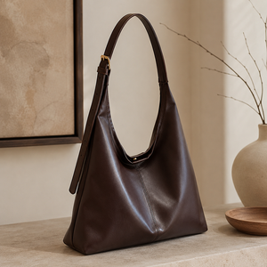 Sac à main en cuir PU pour femmes, sac fourre-tout de grande capacité, design minimaliste et doux, sac de transport quotidien, sac à main décontracté à la mode - Product Image 1