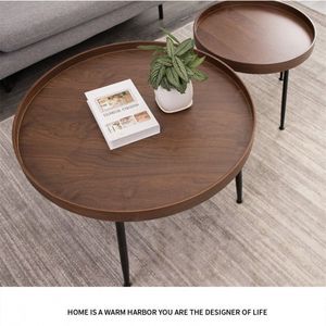 Nordic semplice Black Ins <span class=keywords><strong>Mobile</strong></span> di lusso Design noce tavolino da <span class=keywords><strong>salotto</strong></span> per piccolo appartamento - Product Image 4