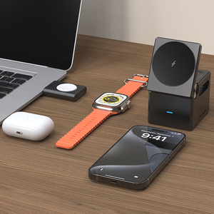 3in1 Có Thể Tháo Rời Apple Xem Sạc Trạm | Có Thể Gập Lại & Di Động Sạc Không Dây Cho Iphone Airpods Qi2 15W Máy Tính Để Bàn Du Lịch Dock - Product Image 3