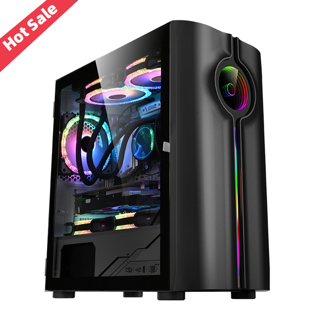 COOLMOON Wholesale Popular Gaming PC Cabinet Good Quality Computer Case Desktop Factory Price Case PC in Stock