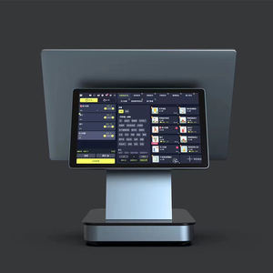 APUS 15.6 inç touchsreen hepsi bir ince çerçeve alüminyum kasa <span class=keywords><strong>android</strong></span> windows pos terminali için fantezi restoran - Product Image 2