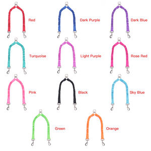 Doppio guinzaglio per cani 11 colori imbracatura da passeggio in Nylon 360 girevole senza groviglio ammortizzante Bungee due cani di grossa taglia (25-150 libbre) - Product Image 3