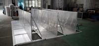 Barrière de scène pliable en aluminium pour événements et concerts avec certificat TUV – Barrières de contrôle des foules
