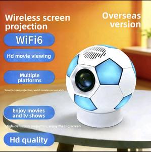 Proyector de Fútbol para Comercio Transfronterizo 2026, Portátil, Colorido, Cine en Casa Inteligente, 1080P, CRT, 3D, 180ANSI Lúmenes Integrados - Product Image 3