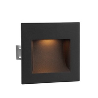 Luminaire d'extérieur en aluminium étanche à encastrer pour marches, seuils, escaliers, couloirs, murs latéraux, lumière d'angle murale LED