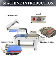 Machine d'emballage semi-automatique manuelle d'emballage thermique de four de thermoscellage de barre en L