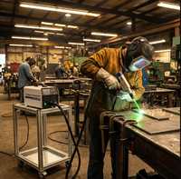 Nouvelle machine de soudage au laser à fibre portative RFY 1500W, mini, à main, avec refroidissement par air, pour l'automobile et l'acier inoxydable