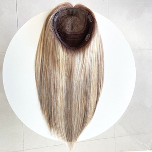 ท็อปเปอร์ผมแท้แบบไหม  ท็อปเปอร์ผมตรงแบบไหม  ท็อปเปอร์ผมธรรมชาติสำหรับผู้หญิง - Product Image 5