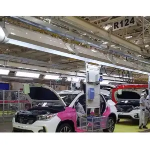 High speed electric car body making plant automotive assembly line design for manufacturing company