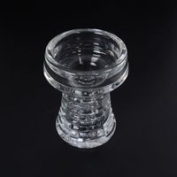 Bol à fumée en verre de haute qualité, en Silicone, tête de narguilé, accessoires de chicha, bol en cristal en gros