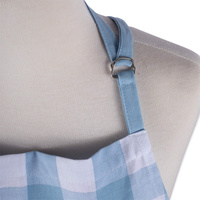 Tablier de cuisine sans manches en coton pour adulte, tissu tissé, lavable en machine, doux, écologique, avec poches et bretelles réglables CN SHN