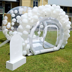 Air blow up outdoor kids party giant <b>inflatable</b> bubble <b>house</b> clear dome tent commercial carpa burbuja - Product Image 1