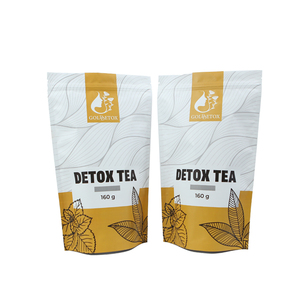 Özel etiket baskı ince çay poşeti 28 gün detoks zayıflama çayı çay poşeti s ayakta duran torba kilo kaybı teatox ambalaj - Product Image 4