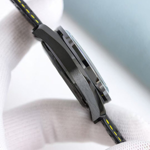 High-<b>end</b> Exquisite Luxury Black Ceramic Dial 20mm Rubber Strap Men's Sports Automatic Mechanical Watch - Product Image 3