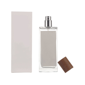 Nuevo Envase de Perfume en Spray Cilíndrico Minimalista y Elegante de Vidrio con Tapa de Madera - Product Image 4