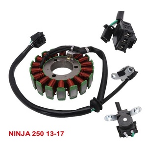 Motocicleta estator del Magneto bobina para <span class=keywords><strong>Kawasaki</strong></span> <span class=keywords><strong>ninja</strong></span> 300 <span class=keywords><strong>250</strong></span> 250R ex300 ex250 er250 er300 13-17/estator de la motocicleta/rotor y estator - Product Image 2