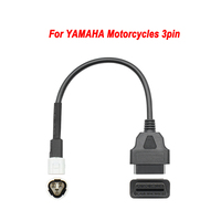 Harnais de câblage pour moto Linkyou OBD2 J1962 12V/24V avec une série d'interfaces pour moto