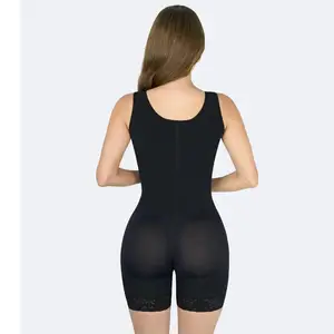 Full Body Con Busto Women's Corset Bodyshaper High Compression Garment Abdomen Control Double Bodysuit Waist Trainer Open Bust
