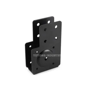 V-Slot Linear Atuador Atuador Placa Polia Montagem Final Preto Anodizado Placa 17 3D Acessórios Da Impressora para Nema Stepper motor