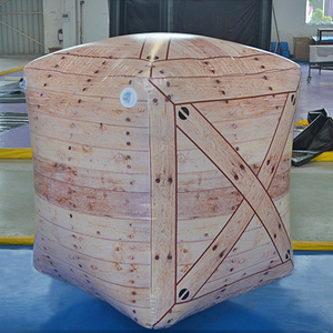 Hầm Khí Bơm Hơi Chướng Ngại Vật Súng Sơn Cho Trò Chơi Đấu Trường Paintball Thùng Gỗ - Product Image 2