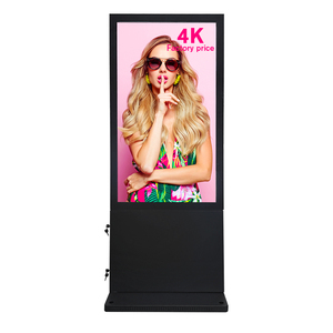 室外地板站立双视图4k高亮度防水IP65电容式触摸广告数字标牌 - Product Image 4