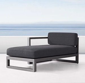 Luxury Outdoor Sun Lounger Made from Aluminum and Include Sun proof Cushion for Hotel Resort Villa Beach Club Furniture Sun <b>bed</b> - Product Image 1