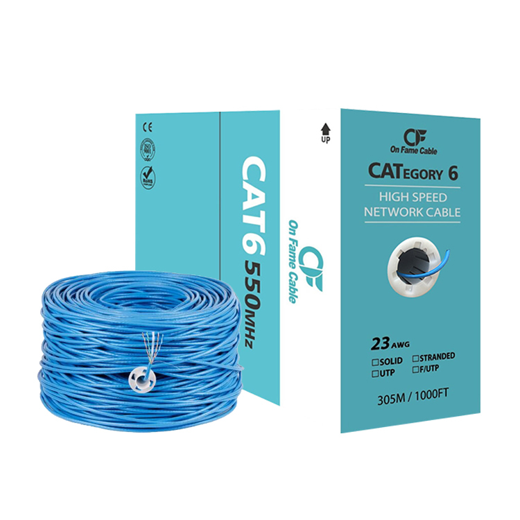 CHANGBAO рекомендует Cat6 UTP 23AWG 0,57 мм Кабель связи для сети Ethernet