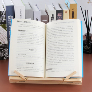 Support livre lecture serre-livres support <span class=keywords><strong>tablette</strong></span> Pc Support Document lecture livre support lecture support support bois livre support pour bureau - Product Image 2
