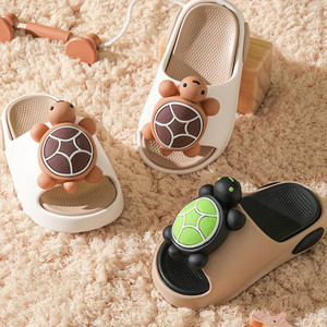 รองเท้าแตะเด็กสไตล์เกาหลี ระบายอากาศได้ดี ลายเต่า สำหรับเด็กชายและเด็กหญิง ใช้ได้ทั้งภายนอกและภายในบ้านในช่วงฤดูร้อน - Product Image 6