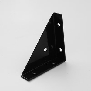 Soportes de Esquina Tubulares Blancos y Negros para Fijación, Resistentes al Agua, Modernos, de Aleación de Aluminio para Ventanas y Puertas, con Garantía de por Vida - Product Image 6