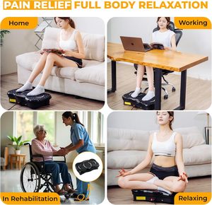 Plataforma Vibratoria Antideslizante para Uso Doméstico, Plataforma Vibratoria para Hacer Ejercicio, Tabla Vibratoria para Gimnasio, para Perder Peso - Product Image 4