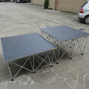Plataforma de escenario de aluminio Catwalk 4x4, escenario de boda de aluminio de montaje rápido, escenario pequeño para coro Royal, escenario tipo araña - Product Image 1