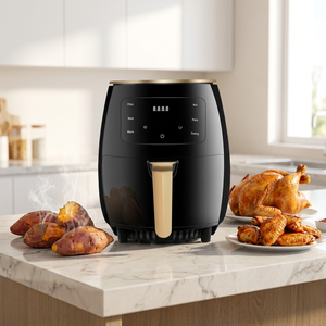 <span class=keywords><strong>Friggitrice</strong></span> <span class=keywords><strong>ad</strong></span> <span class=keywords><strong>Aria</strong></span> Elettrica OEM con Controllo Digitale, Capacità 6L, Protezione dal Surriscaldamento, Multifunzione per Uso Domestico - Product Image 1