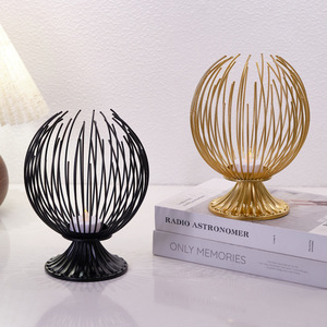 Taller Hedgehog <b>Candlestick</b> Iron Candle Holder Durable Home Decoration - Product Image 1