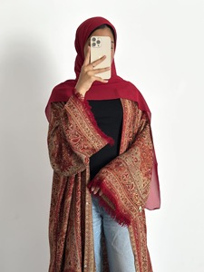 Abaya Aperta di Lusso Loriya per Donne Musulmane, Stile Dubai, Abito Lungo Modesto, Moda Islamica - Product Image 6