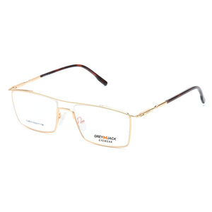 Gafas Minimalistas Cuadradas Grises Jack SF9013, Montura Completa Unisex, Lentes Planas Anti-UV, Estilo Retro - Product Image 1