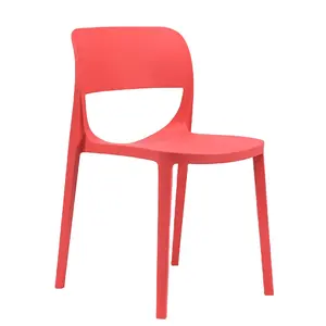 Sitzone设计现代餐厅套装塑料椅子餐椅带木腿sillas休闲椅