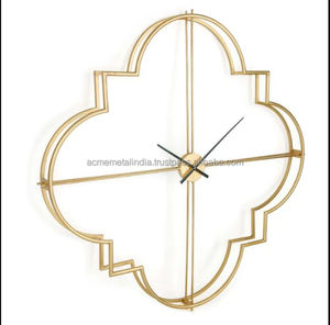 Wall <b>Clock</b> Geometrical Design Hexagon Shape Wall Hanging <b>Clocks</b> Bedside <b>Clock</b> Luxury Design Home Decor for Sale - Product Image 3