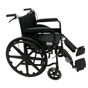 Fauteuil roulant manuel en alliage d'aluminium, 24 pouces, léger et pliable, pour personnes âgées et handicapées - Product Image 1