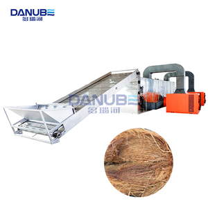 Energy Saving Mesh Belt Dryer Oil Palm Fiber Dehumidifier Processing Machine Oil Palm Fiber Cleaning and Drying Line - Product Image 1