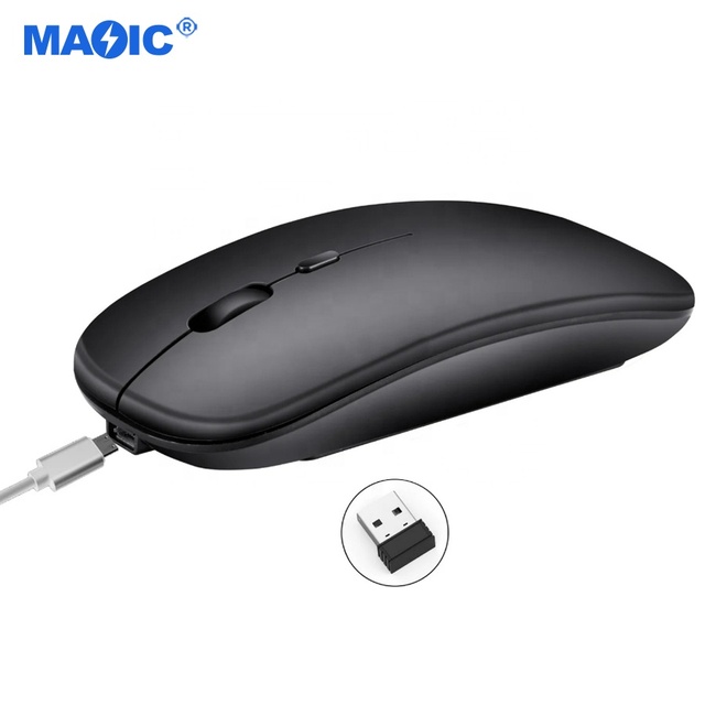 Computer Hardware Software Gaming Mouse Wireless 2.4ghz Optical Rechargeable Mouse