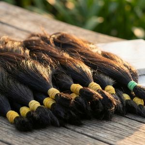 ผมมนุษย์แท้คุณภาพสูงแบบเป็นมัด 100% เวอร์จิ้นแฮร์ เนื้อผมธรรมชาติ ไม่ผ่านการแปรรูป สำหรับร้านเสริมสวยและโรงงาน ราคาถูก - Product Image 1