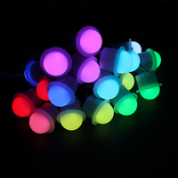 26 мм RGB пиксельные светодиодные точечные светильники SMD5050 с микросхемой WS2811, водонепроницаемые IP66, 12 В постоянного тока, 0,72 Вт, для аттракционов