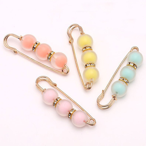 Trois broches en forme de boule de gelée mate comme accessoire de collection <span class=keywords><strong>pour</strong></span> la taille, épingles de sûreté en métal <span class=keywords><strong>pour</strong></span> kilt, clips <span class=keywords><strong>pour</strong></span> <span class=keywords><strong>hijab</strong></span>, boucle <span class=keywords><strong>pour</strong></span> femmes - Product Image 2